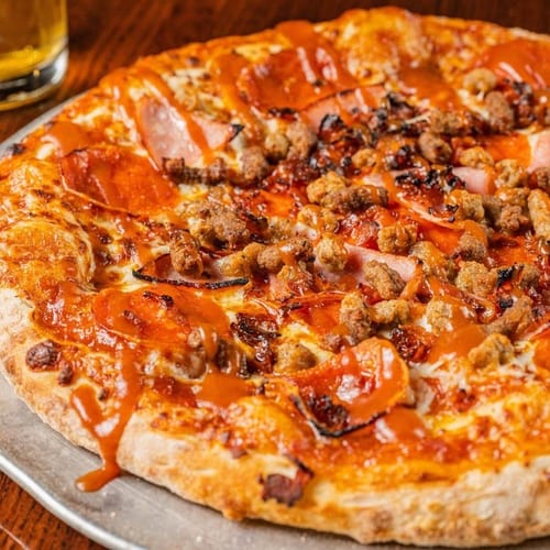BBQ Meat Lovers Pizza.