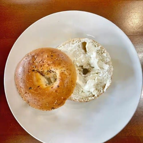 Plain , Sesame, or Everything Bagel.
