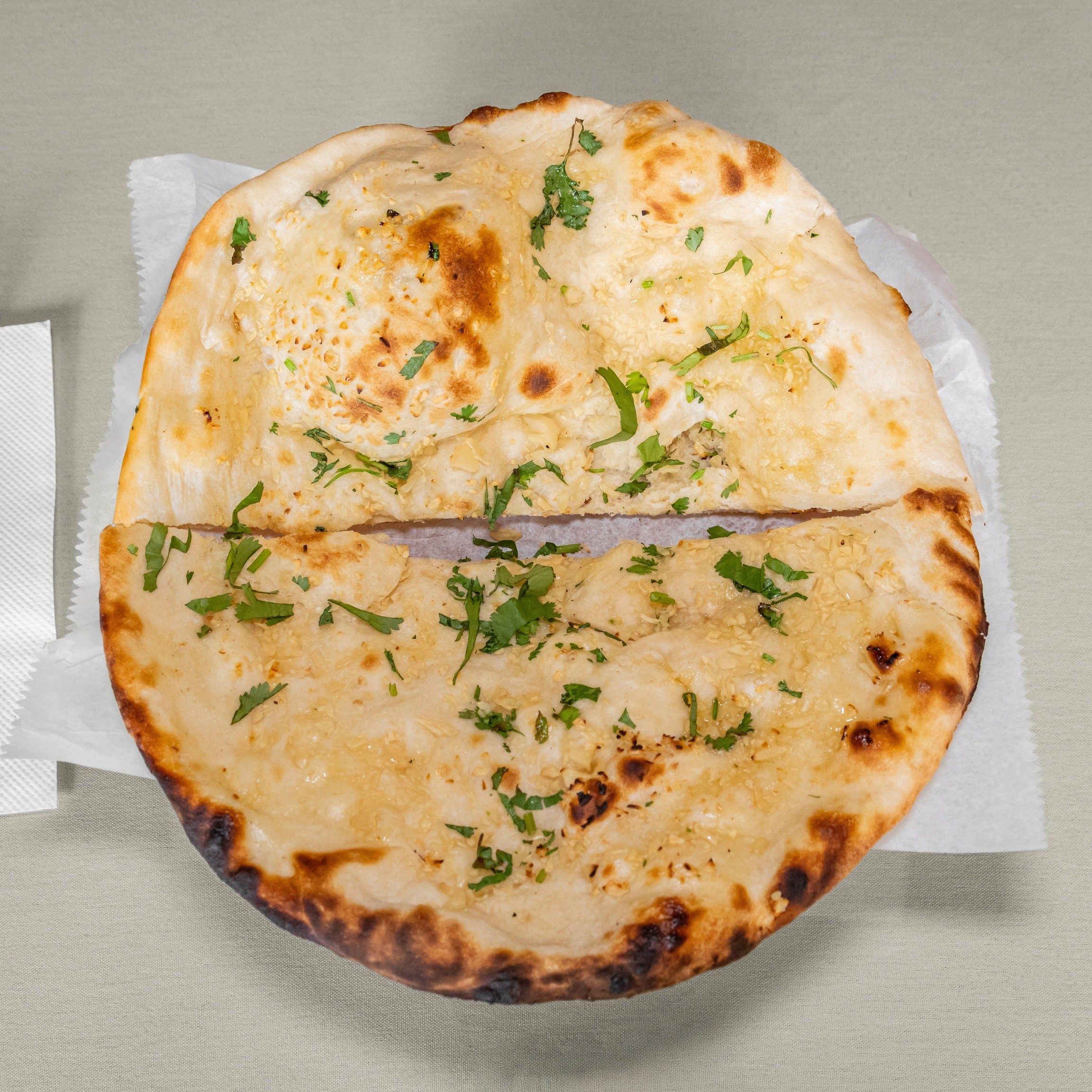 116. Garlic Naan.