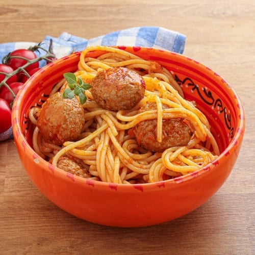 Meatball Pasta.
