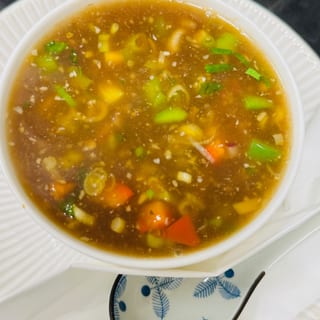 Chicken hot & sour soup