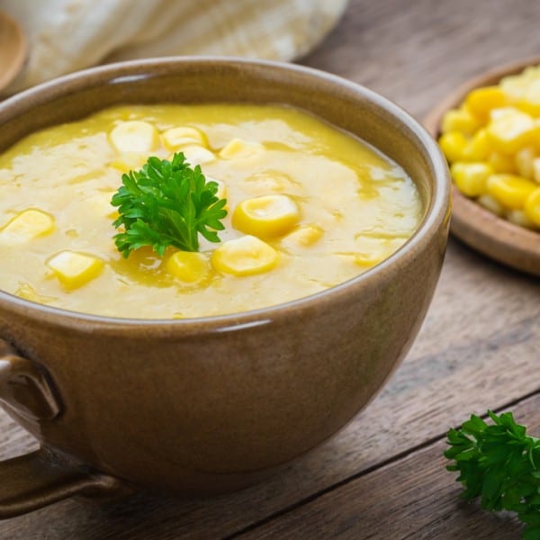 Sweet Corn Soup.