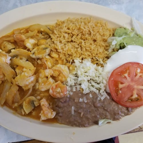 Camarones Al Mojo De Ajo.