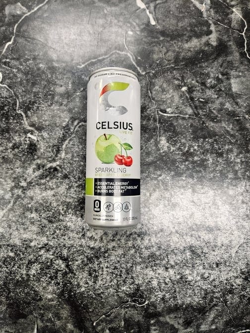 Celsius Green Apple Cherry 12 Oz.