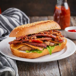 Boneless BBQ Ribs Sandwich