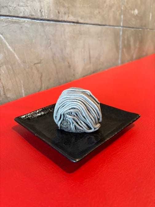 Black Sesame Mont Blanc.