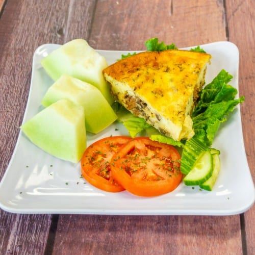 Slice of Quiche of the Day.