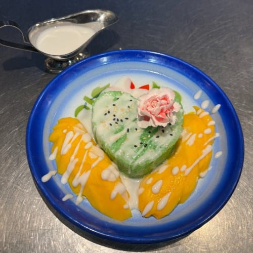 Mango with Sweet Sticky Rice.