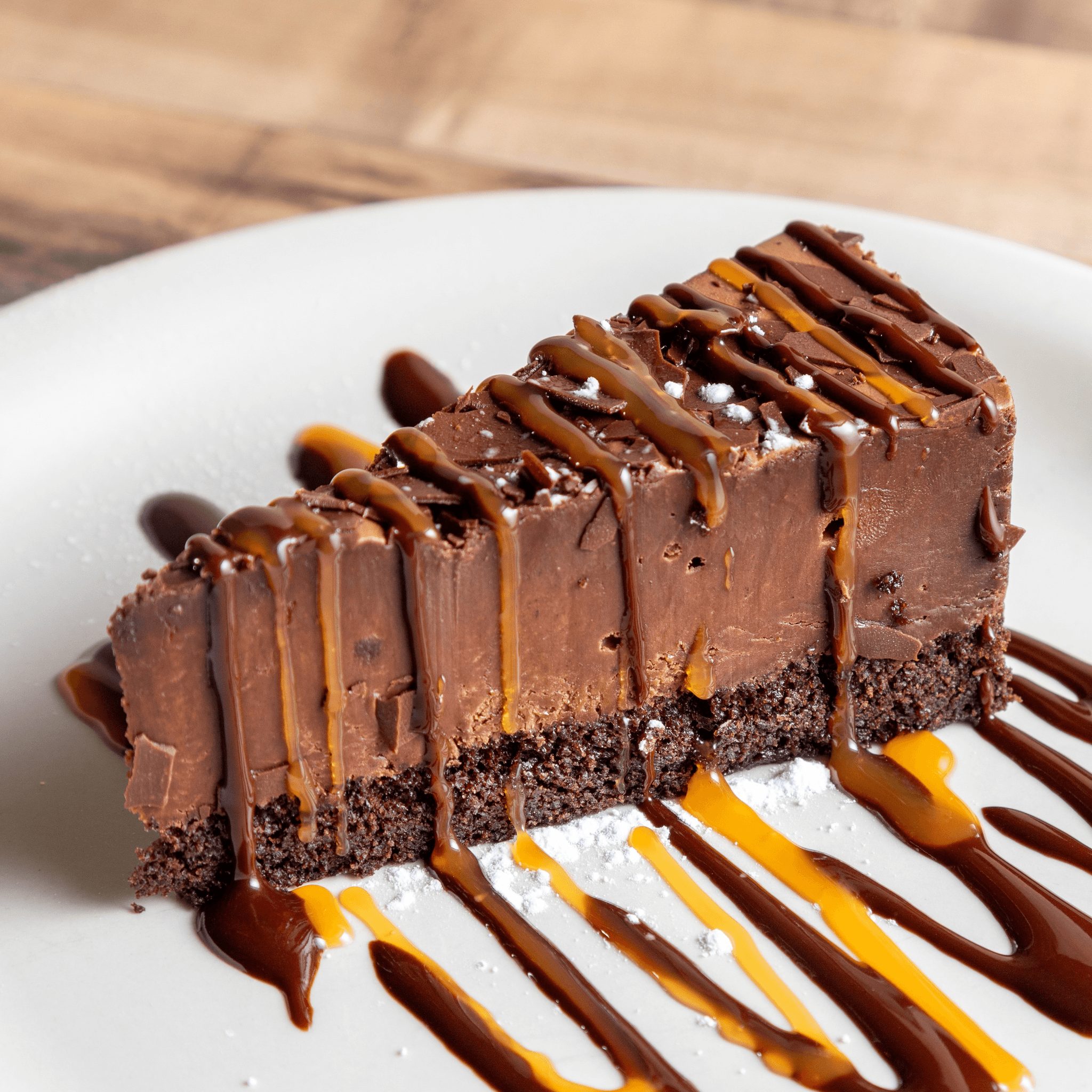 Chocolate Mousse Cake.