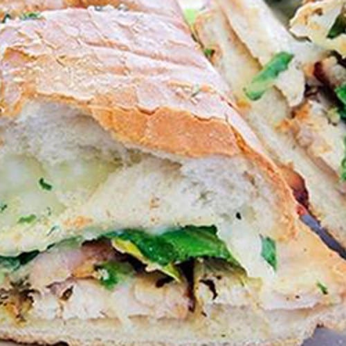 Large Chicken Ceasar Po’boy.