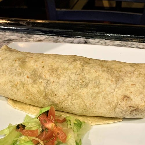 BEAN & CHEESE BURRITO.