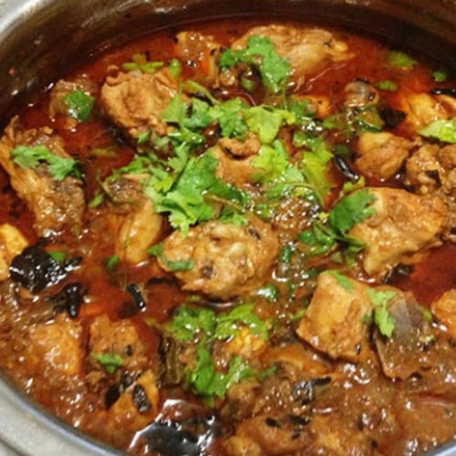Andhra Chilli Chicken.
