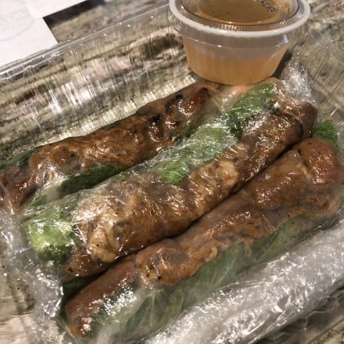 Pork Belly Spring Roll.