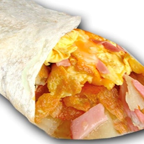 Ham & Egg Burrito.