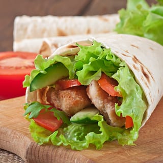 Chicken Kabob Wrap