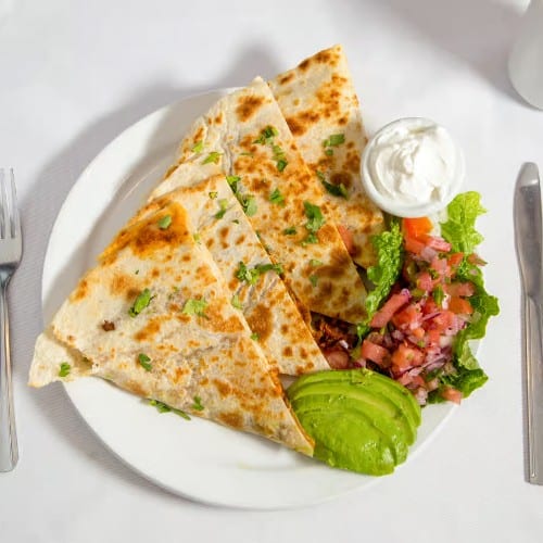 Chicken Quesadillas.