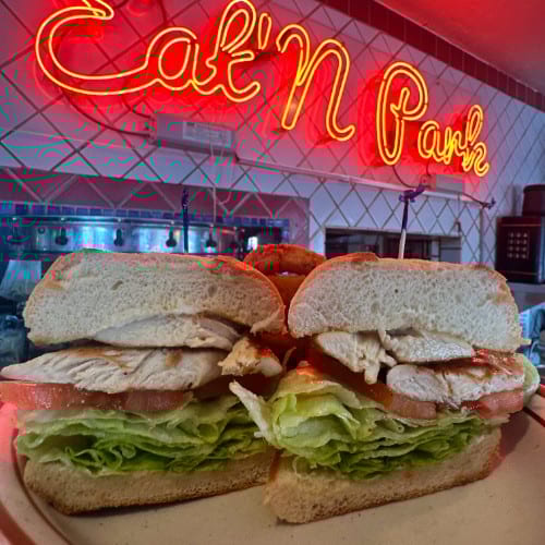 Char-Broiled Chicken Breast Sandwich.