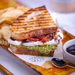Margherita Grilled Cheese Sandwich