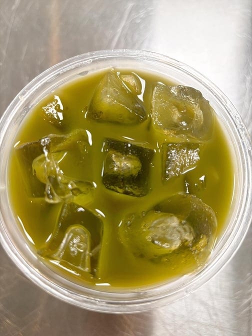 Iced Green Tea.