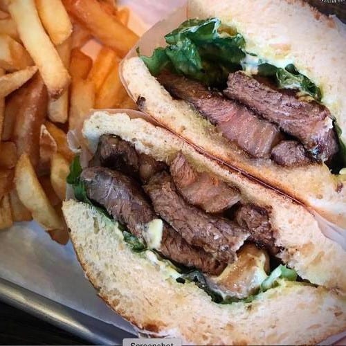 Pao Com Picanha - Picanha Steak Sandwich.