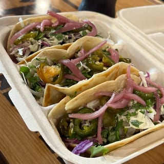 Belmont Brisket Blaze (Triple B) 2 Taco Combo