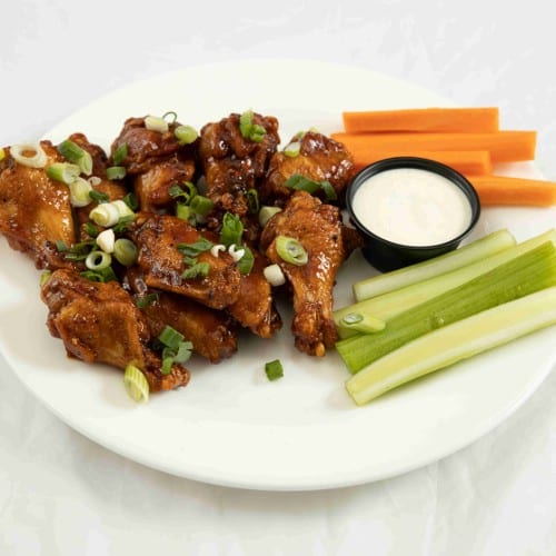 Maple Bourbon Wings.