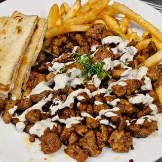 Antoni's Pork Belly Gyro Plate