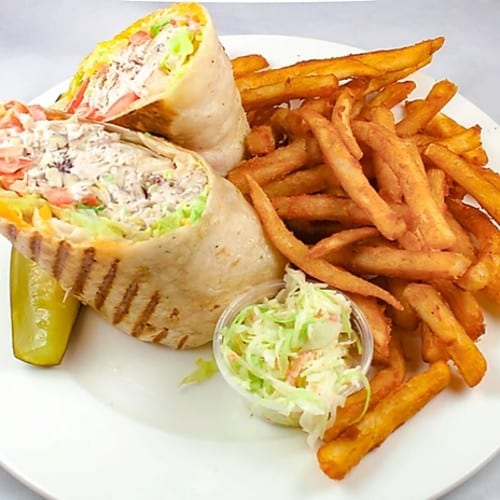 Chicken Salad Wrap Deluxe.