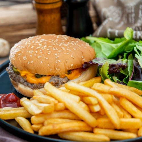 Kids Burger & Fries.