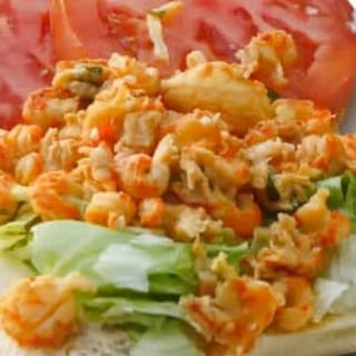 Cajun Garlic Crawfish Sandwich