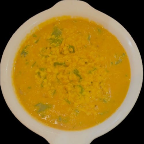 Yellow Spinach Dal (Gluten Free & Vegan).