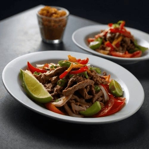 Pepper Steak with Onions.