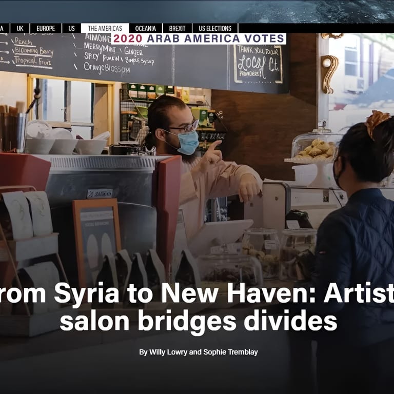 Syria to New Haven: Artist’s Salon Bridges Divides