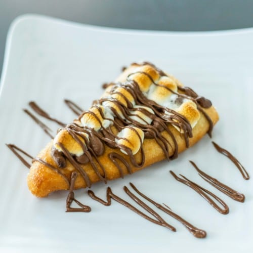 Fried Nutella Pizza.