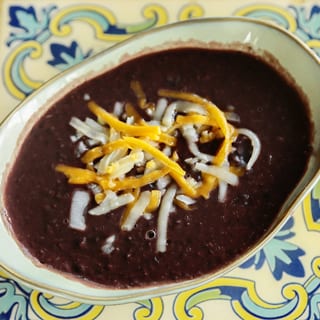 BLACK BEAN SOUP BOWL
