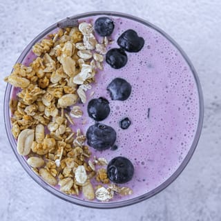 Blueberry Oats Smoothie
