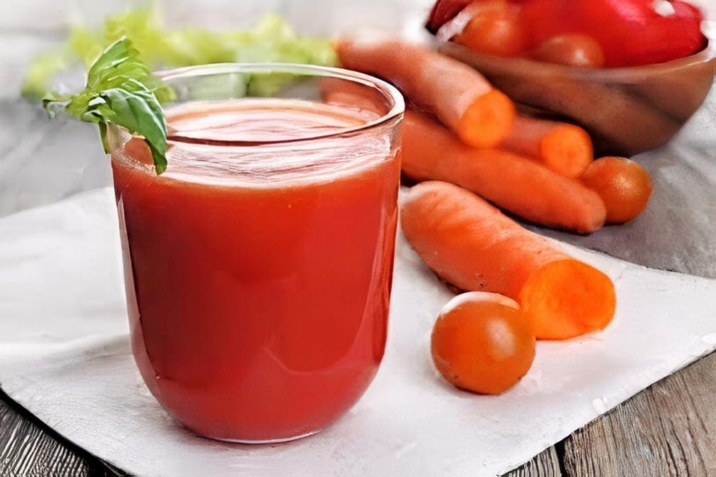 Flaming Tomato Juice.