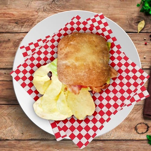 Grilled Chicken Avocado Sandwich.