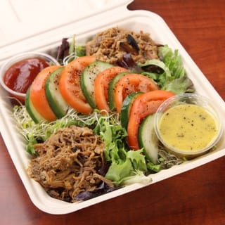 Pig on Grass Pork Plate