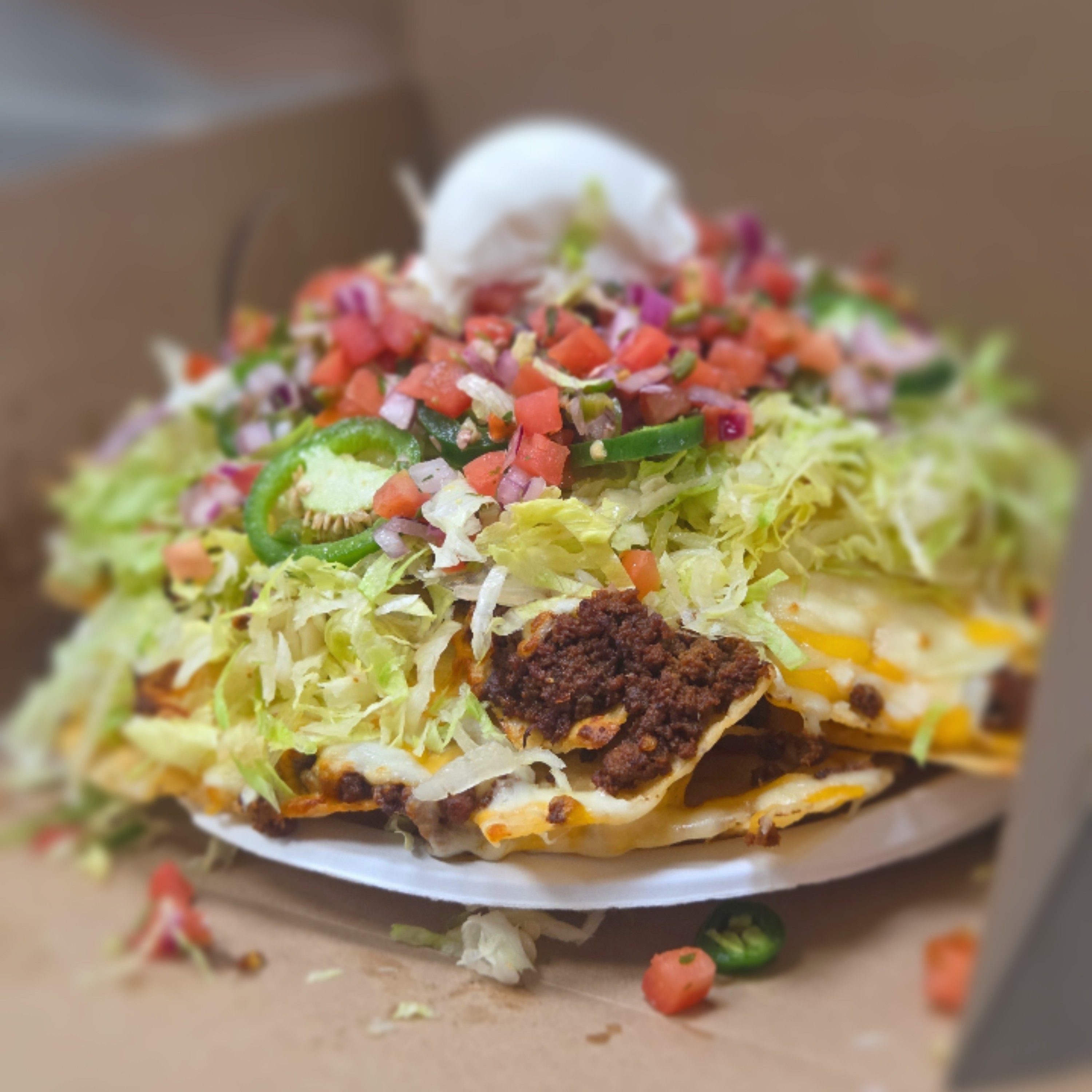 Ultimate Nachos Platter.