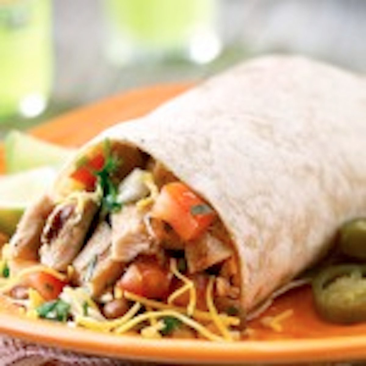 Grilled Chicken Burrito.