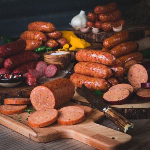 Deluxe Sausage Sampler.