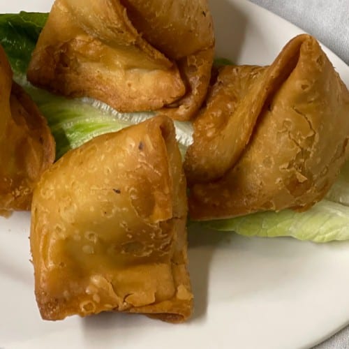 Meat Samosa.