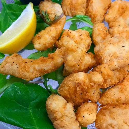 Grouper Bites Appetizer.