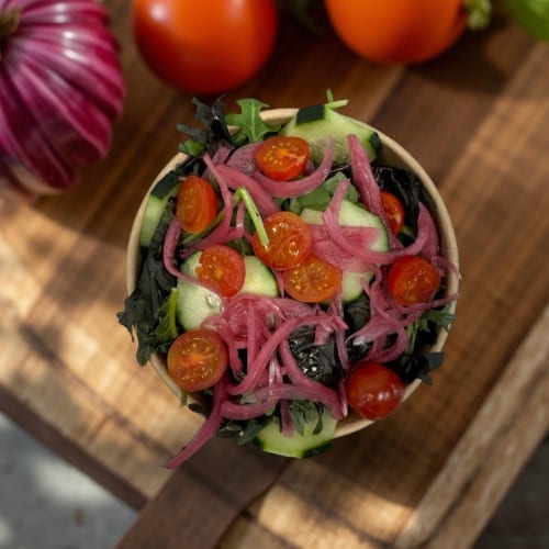 Button Rock's Salad.