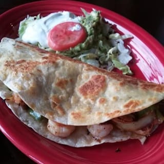 Shrimp Fajita Quesadilla
