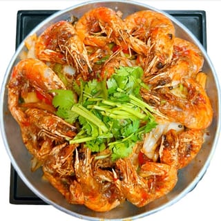 Dry Pot Head-On Shrimp