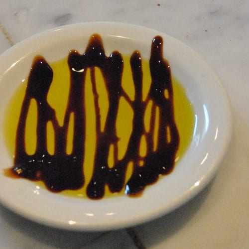 Side of Olive Oil and Balsamic.