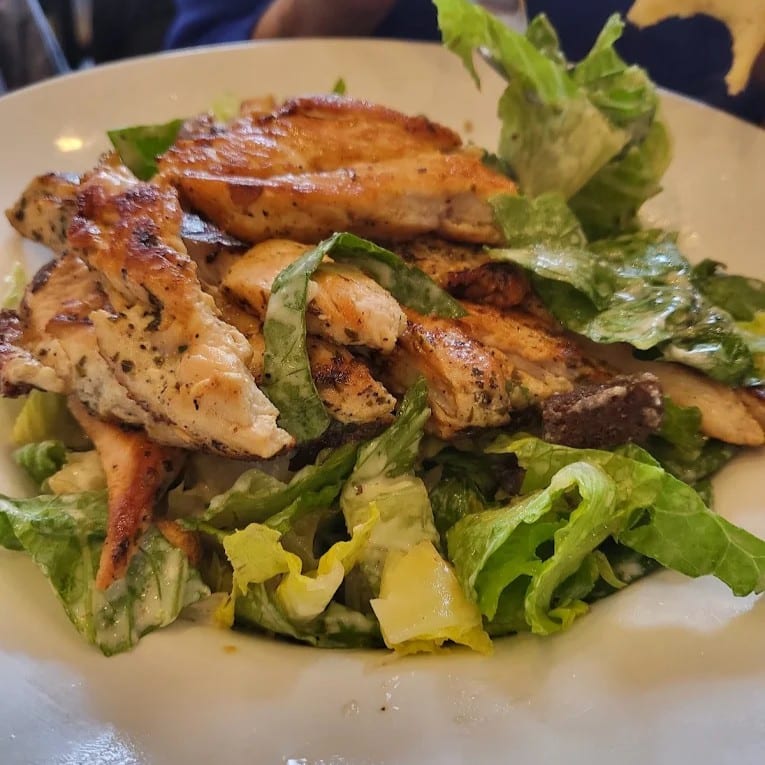 Cajun Chicken Caesar Salad.