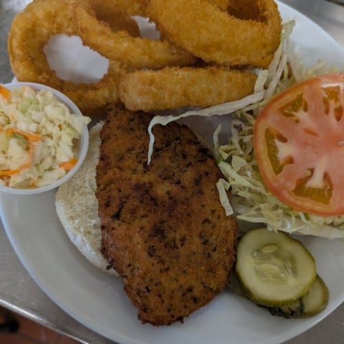 Fried Fish Fillet Sandwich.